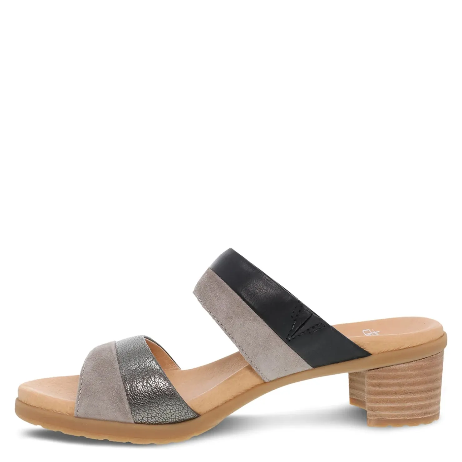 Heeled Sandals*Dansko Women's , Theresa Sandal Black Multi Leather