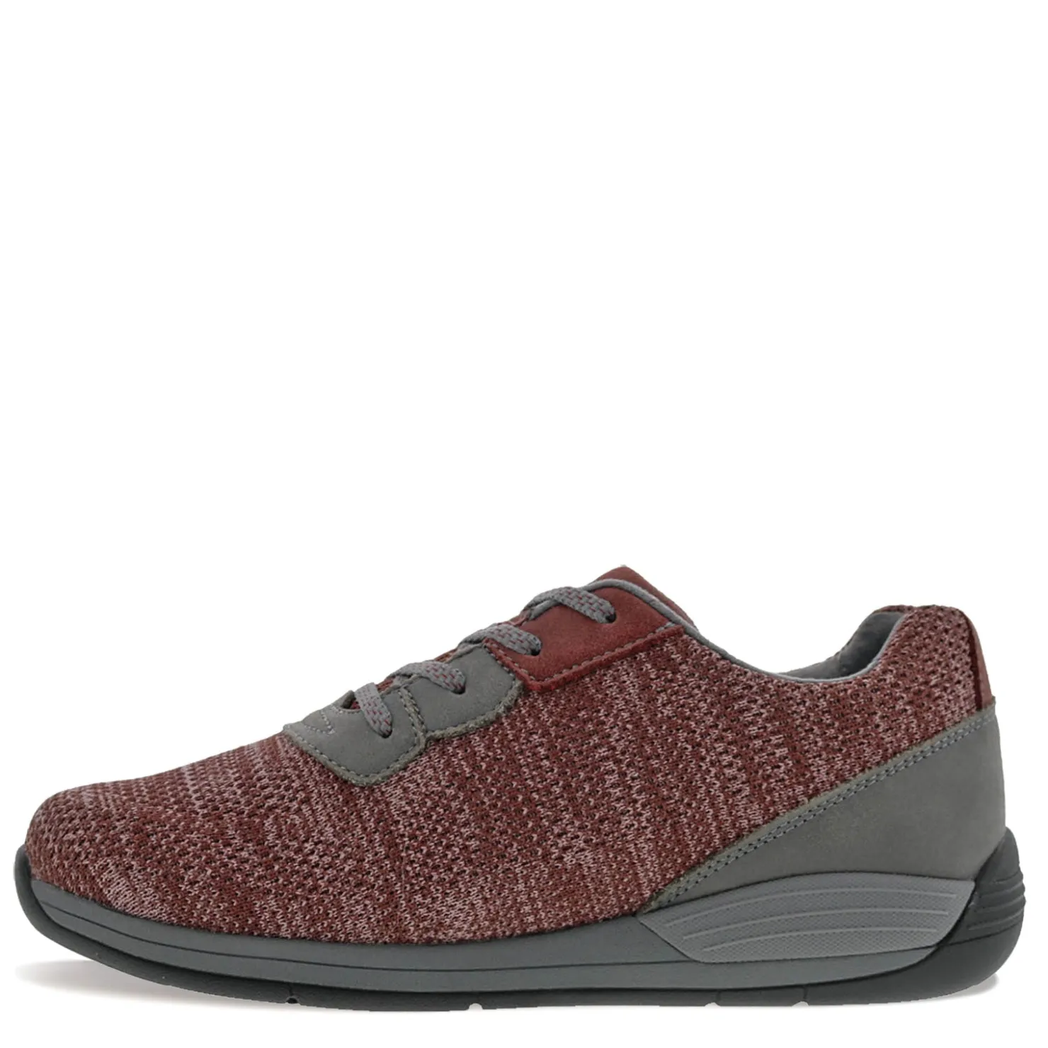 Walking*Drew Shoes Women's Drew, Terrain Sneaker Wine/Grey Knit