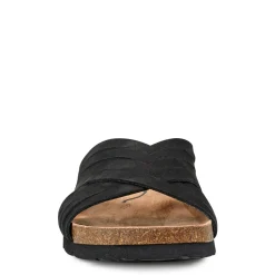 Footbed Sandals*Earth Women's , Atlas Sandal Black/Black