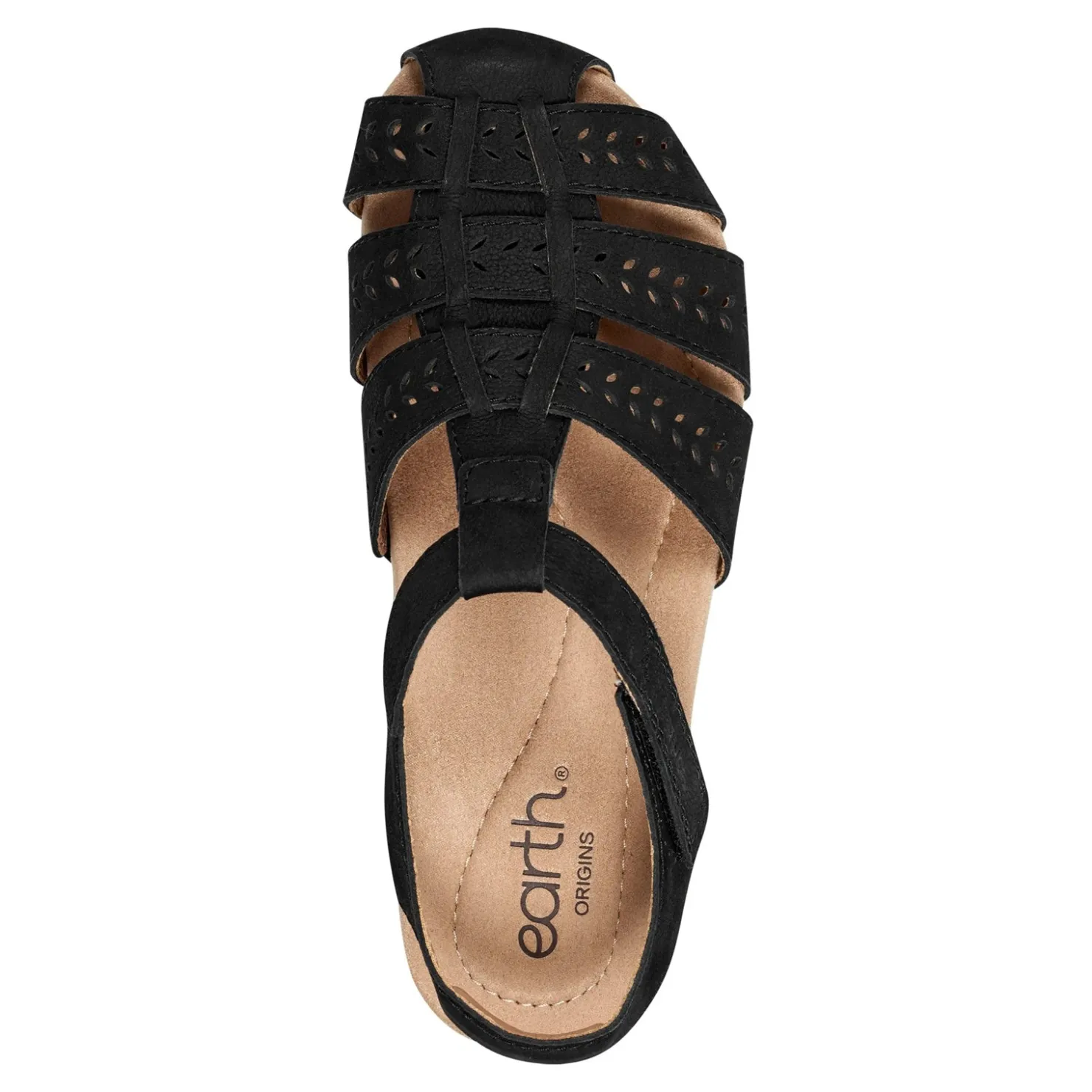 Footbed Sandals*Earth Women's , Birdy Sandal Black
