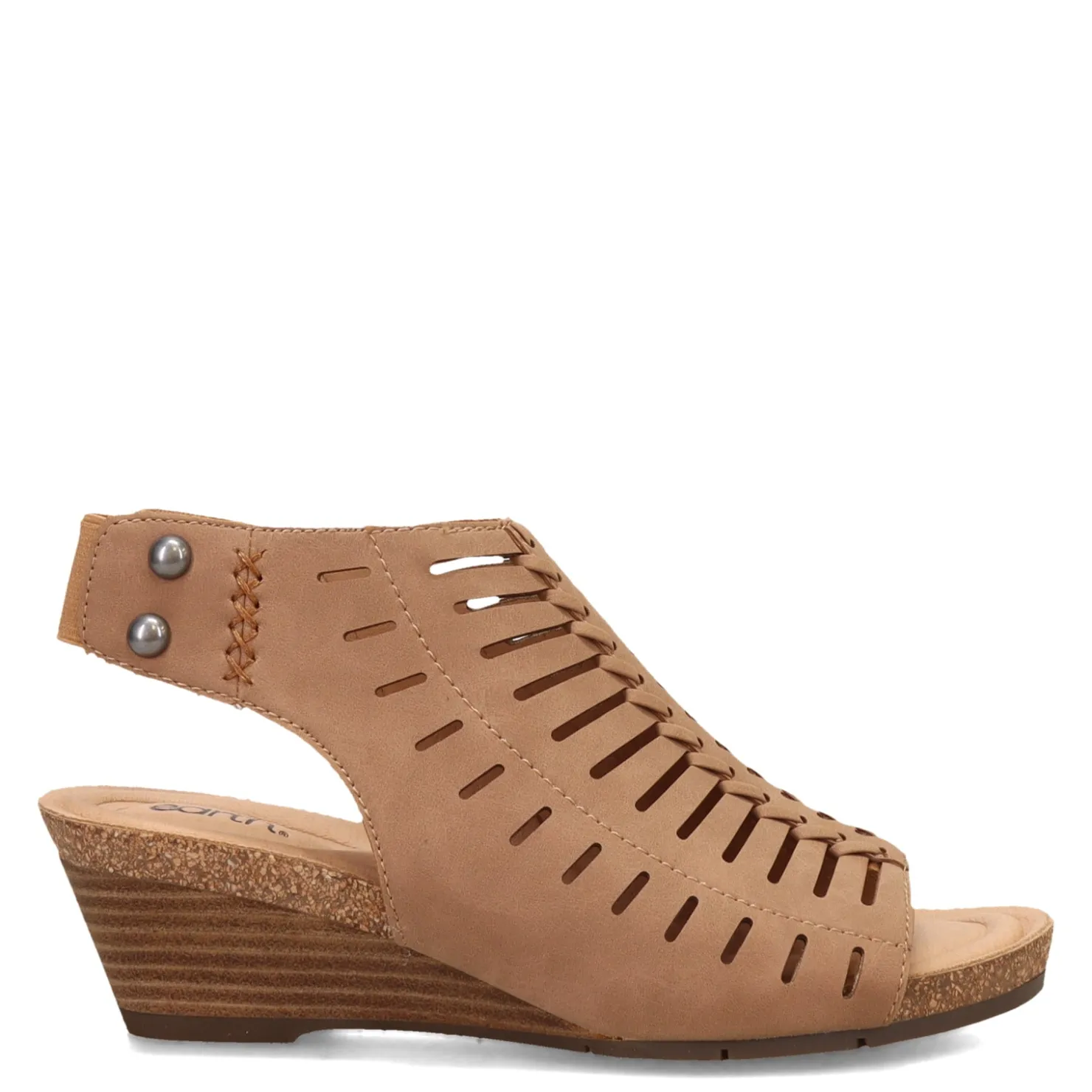 Wedges*Earth Women's , Hana 3 Sandal Cognac