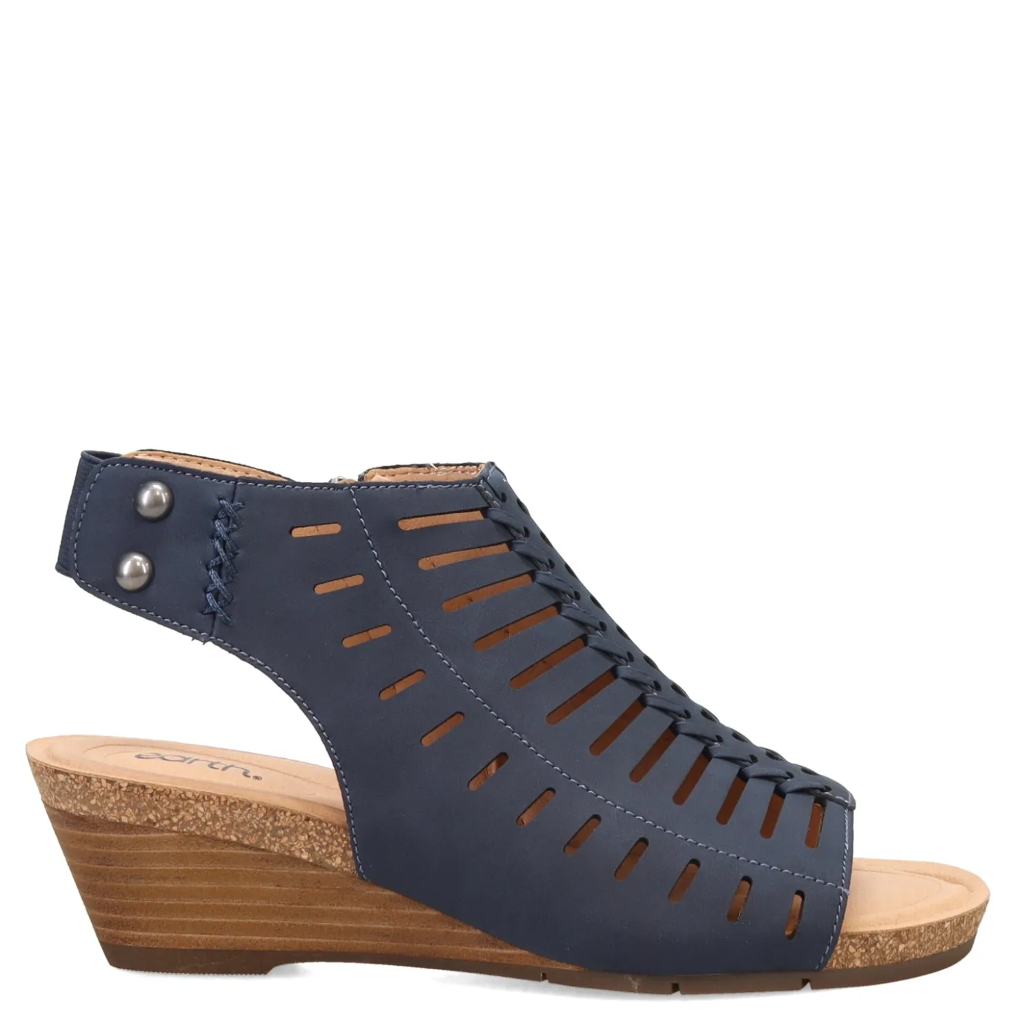 Wedges*Earth Women's , Hana 3 Sandal Navy