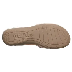 Footbed Sandals*Earth Origins Women's , Bronnie Flat Cream