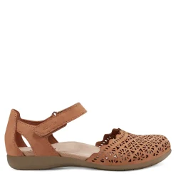 Footbed Sandals*Earth Origins Women's , Bronnie Flat Cognac