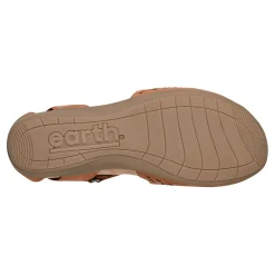 Footbed Sandals*Earth Origins Women's , Bronnie Flat Cognac
