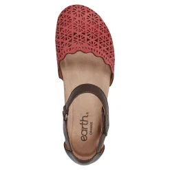 Footbed Sandals*Earth Origins Women's , Bronnie Flat Pink Coral