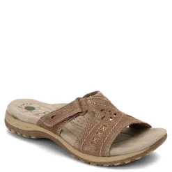 Footbed Sandals*Earth Origins Women's , Sizzle Slide Sandal Brown