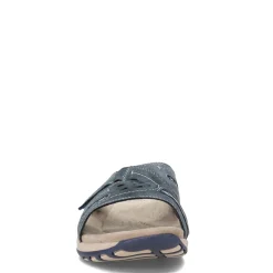 Footbed Sandals*Earth Origins Women's , Sizzle Slide Sandal Navy