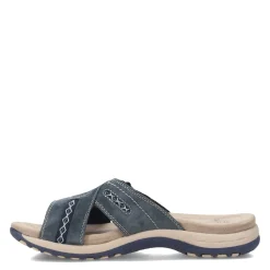 Footbed Sandals*Earth Origins Women's , Sizzle Slide Sandal Navy