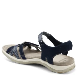 Footbed Sandals*Earth Origins Women's , Sofia Sandal Navy