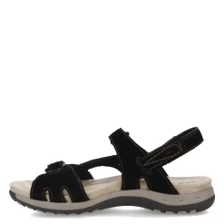 Footbed Sandals*Earth Origins Women's , Sophie Sandal Black Suede