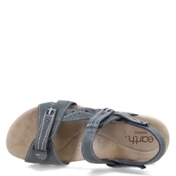 Footbed Sandals*Earth Origins Women's , Sophie Sandal Medium Blue