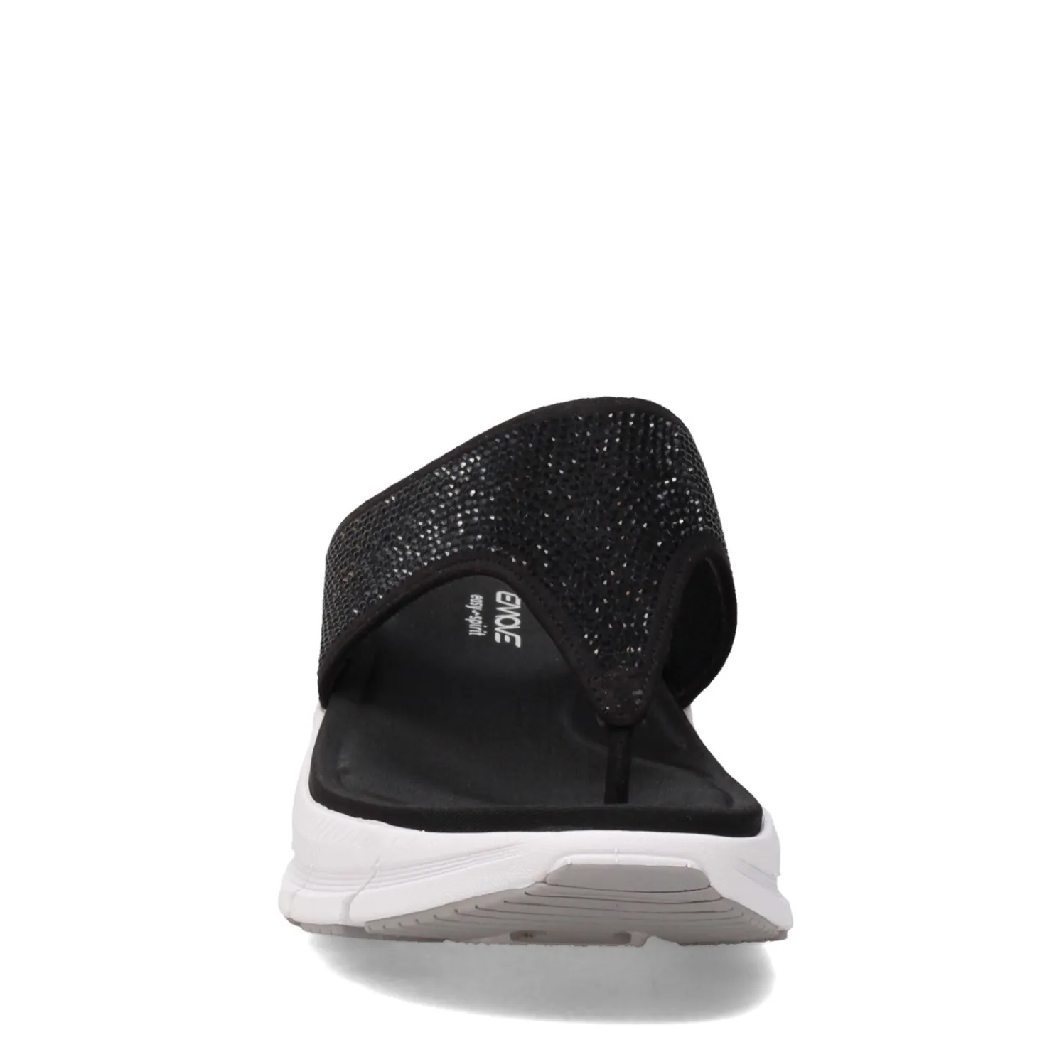 Flip Flops*Easy Spirit Women's , Moon Emove Sandal Black