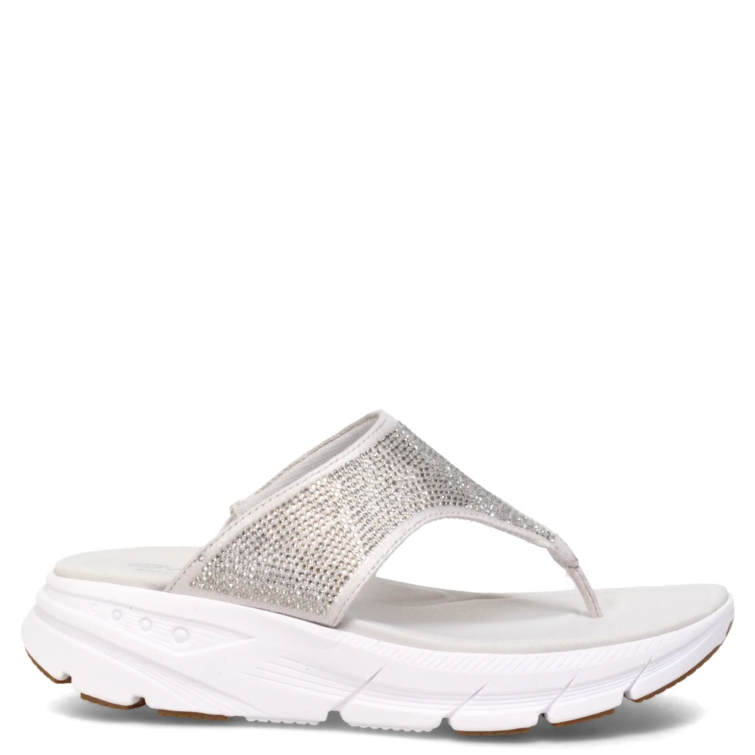Flip Flops*Easy Spirit Women's , Moon Emove Sandal Silver