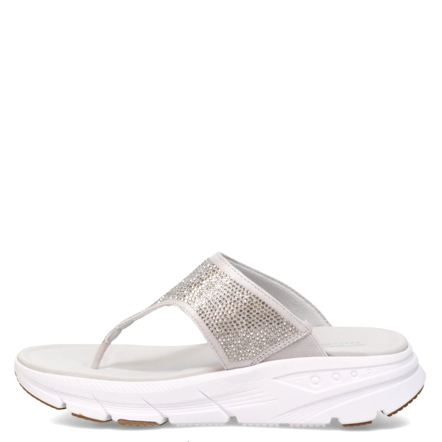 Flip Flops*Easy Spirit Women's , Moon Emove Sandal Silver