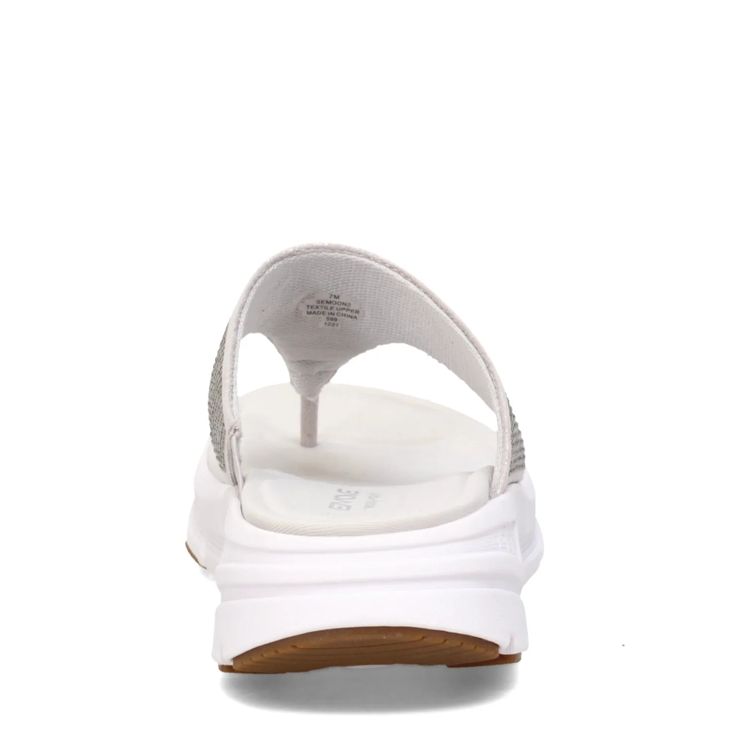 Flip Flops*Easy Spirit Women's , Moon Emove Sandal Silver
