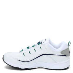 Walking*Easy Spirit Women's , Romy Walking Shoe White Navy Green