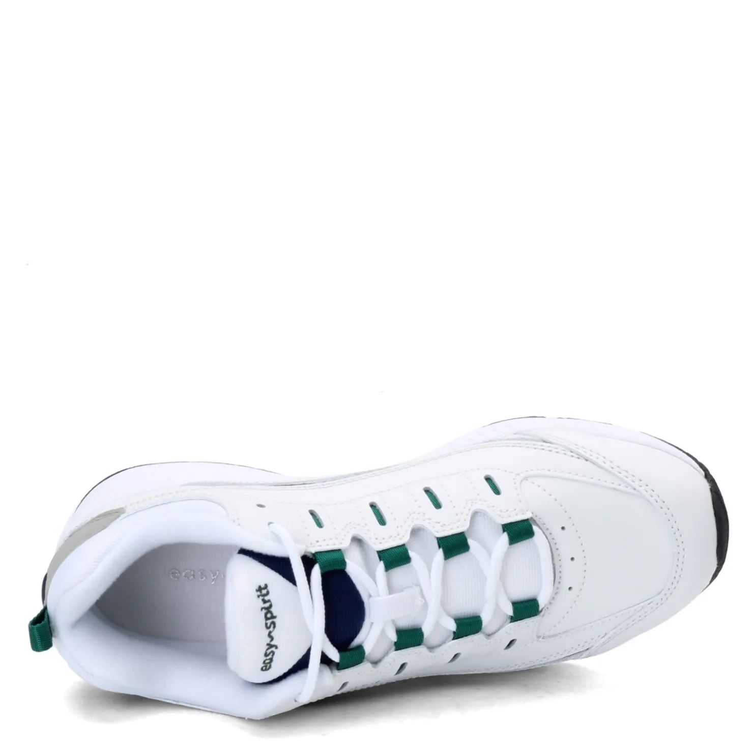 Walking*Easy Spirit Women's , Romy Walking Shoe White Navy Green