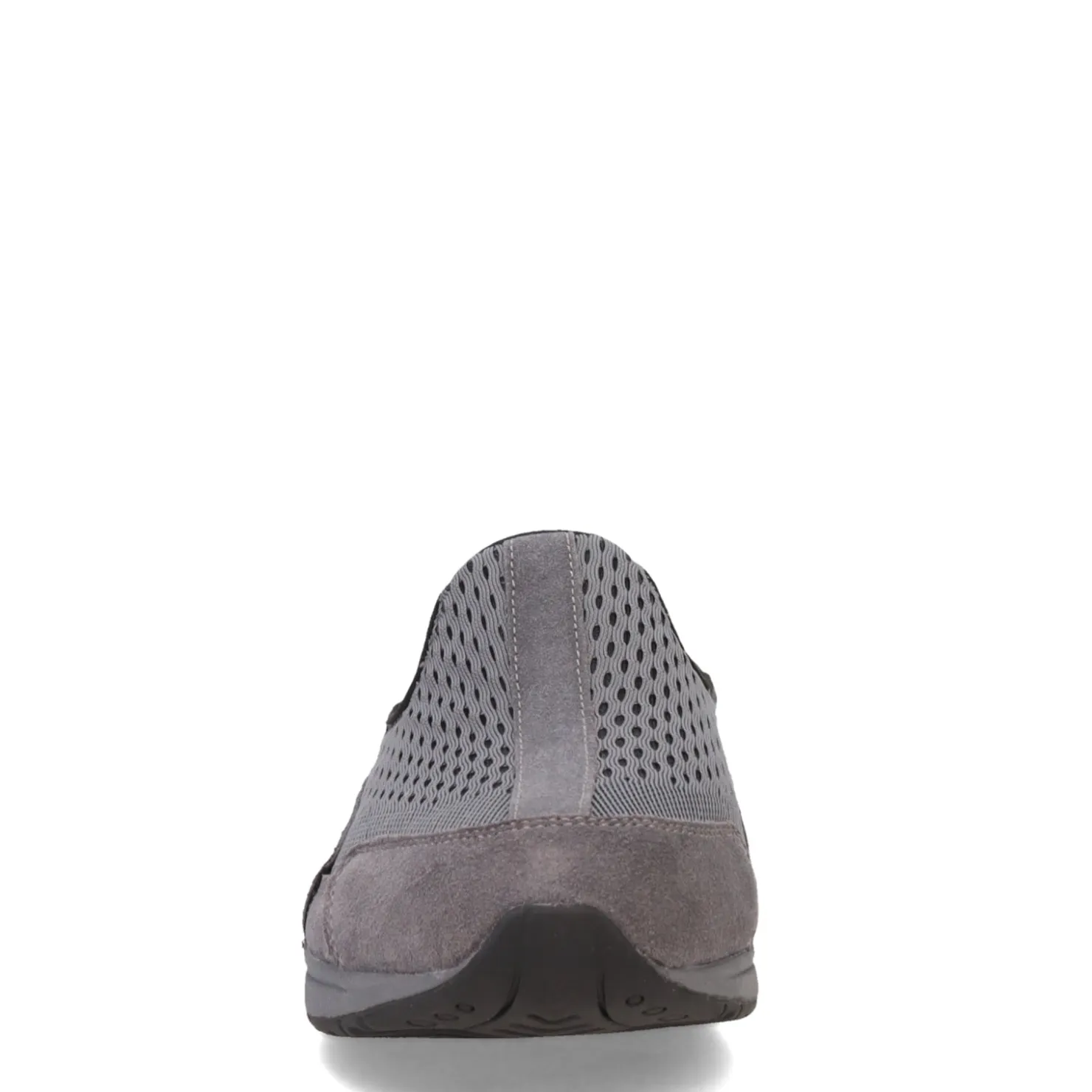 Walking*Easy Spirit Women's , Traveltime Classic Clog Dark Gray Suede