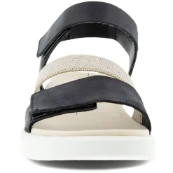 Footbed Sandals*ECCO Women's , Flowt 2 Band Sandal Black