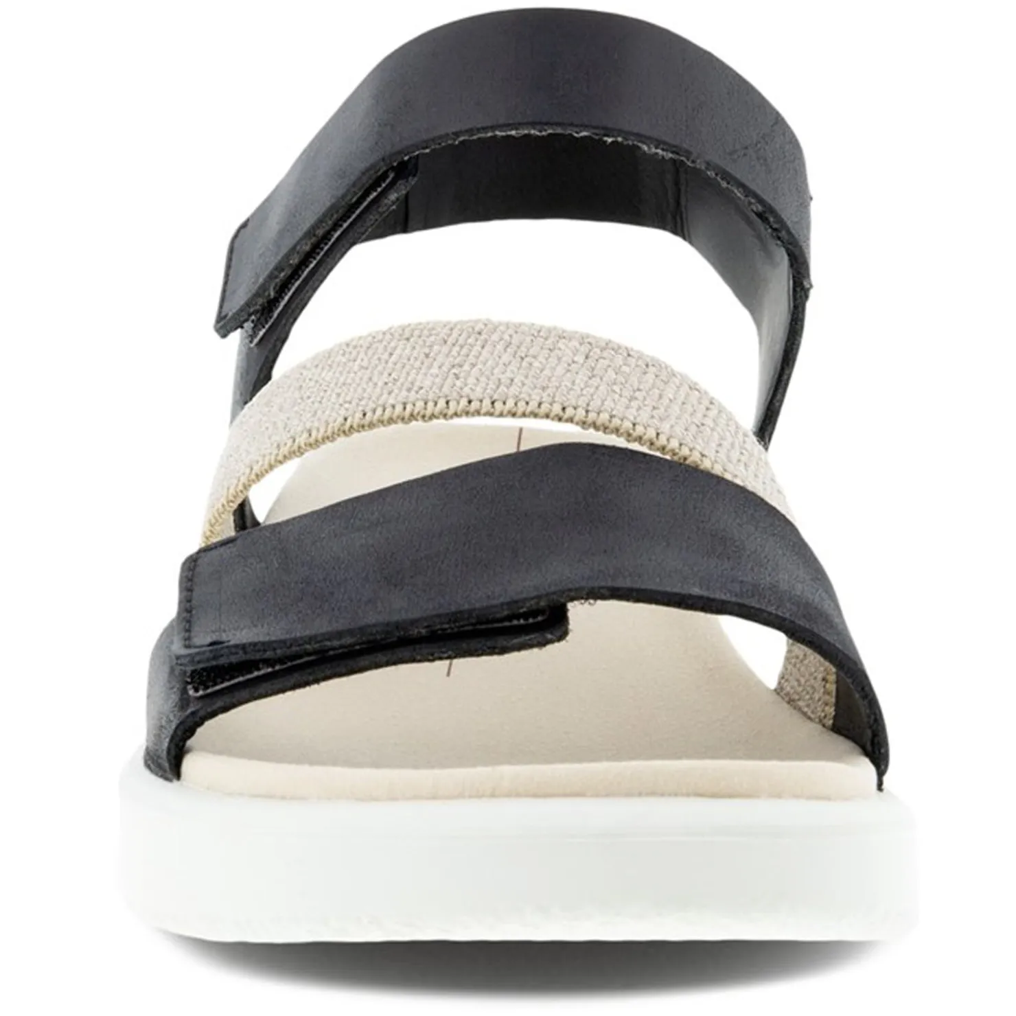 Footbed Sandals*ECCO Women's , Flowt 2 Band Sandal Black