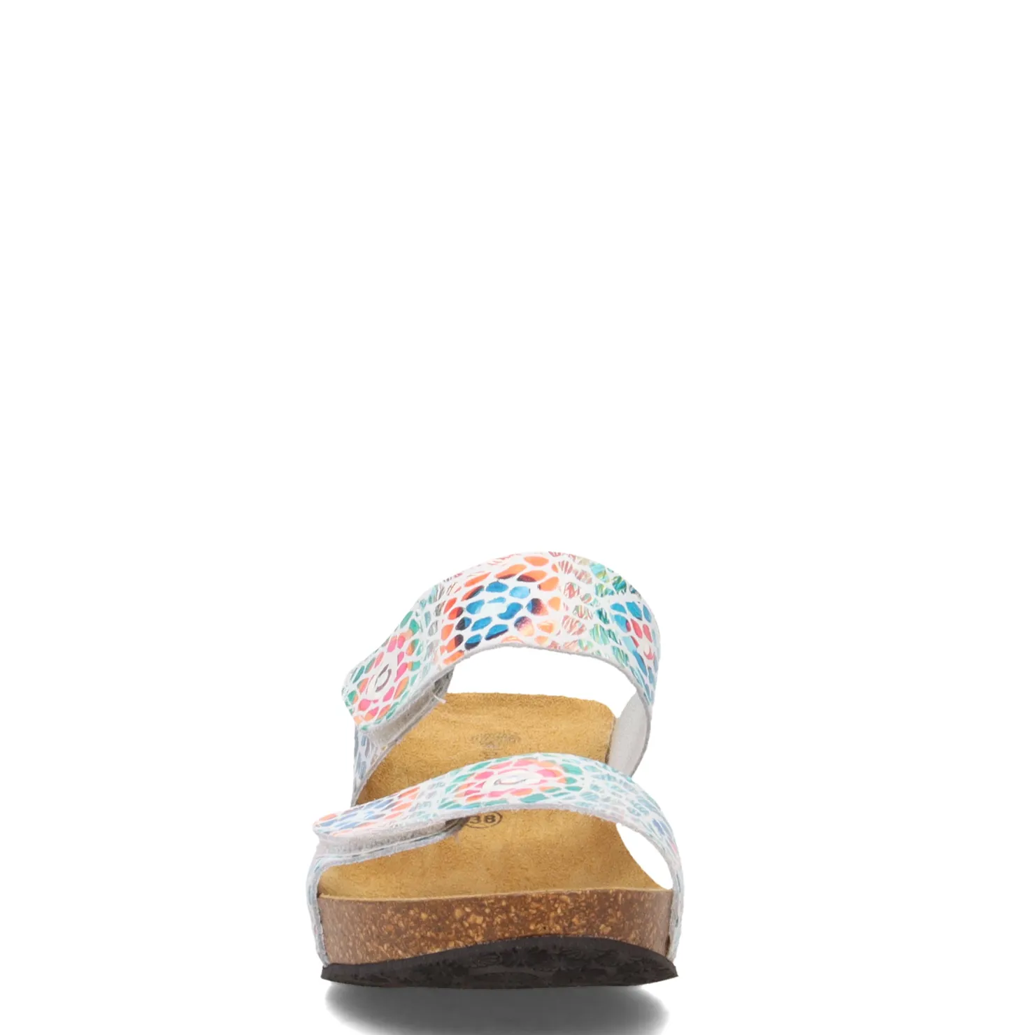 Wedges*Eric Michael Women's , Liat Sandal White Multi