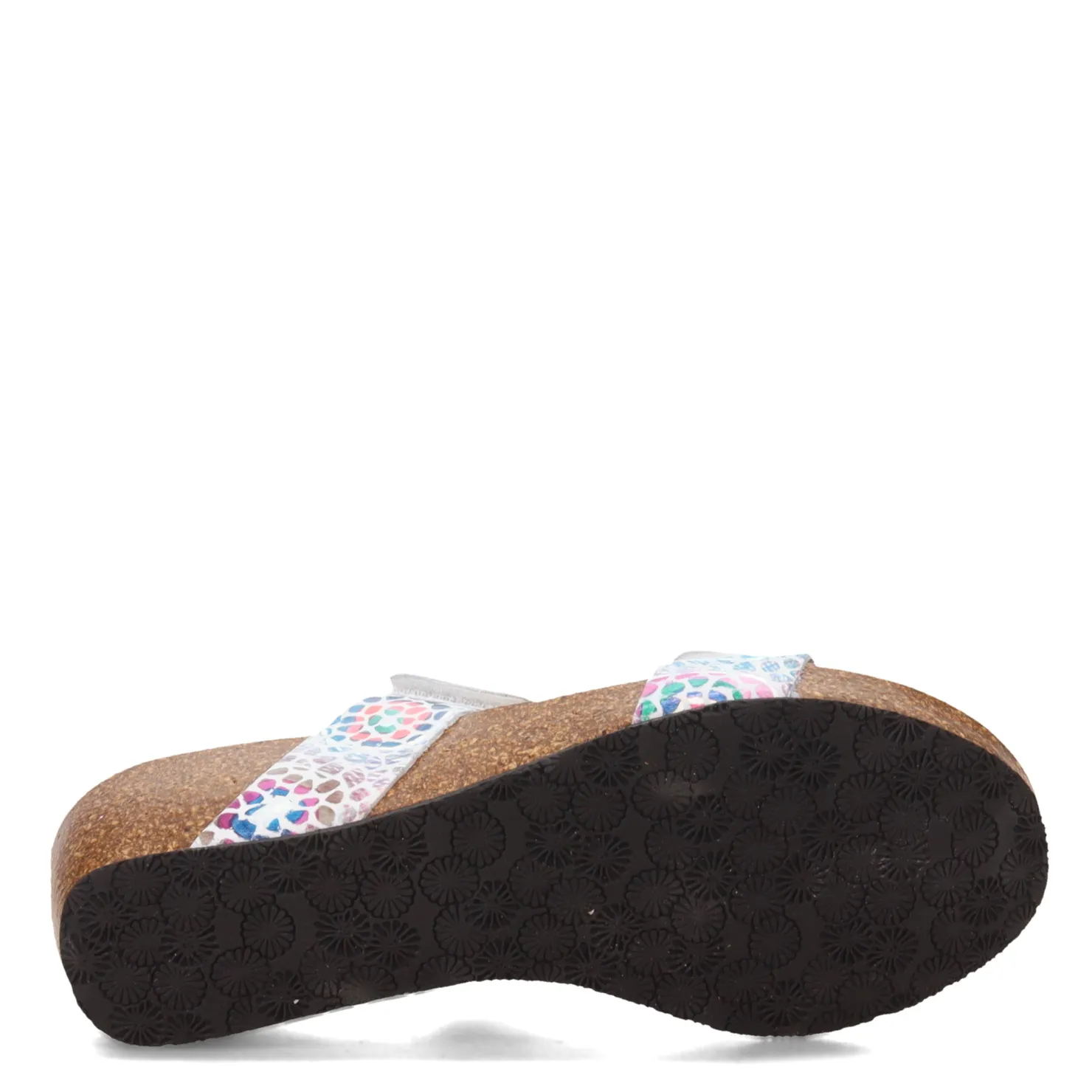Wedges*Eric Michael Women's , Liat Sandal White Multi