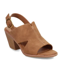 Heeled Sandals*Eurosoft by Sofft Women's , Taite Sandal Luggage Brown