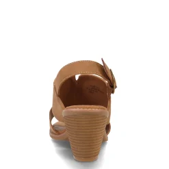 Heeled Sandals*Eurosoft by Sofft Women's , Taite Sandal Luggage Brown