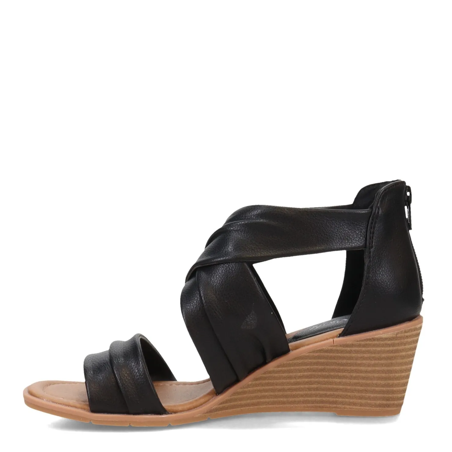 Wedges*Eurosoft by Sofft Women's , Ginnifer Sandal Black