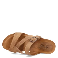 Wedges*Eurosoft by Sofft Women's , Emrie Sandal Luggage