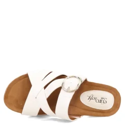Wedges*Eurosoft by Sofft Women's , Gwenda Sandal White
