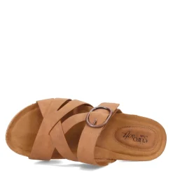 Wedges*Eurosoft by Sofft Women's , Gwenda Sandal Tan