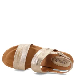 Wedges*Eurosoft by Sofft Women's , Kahley Sandal Gold