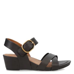 Wedges*Eurosoft by Sofft Women's , Rowe Sandal Black