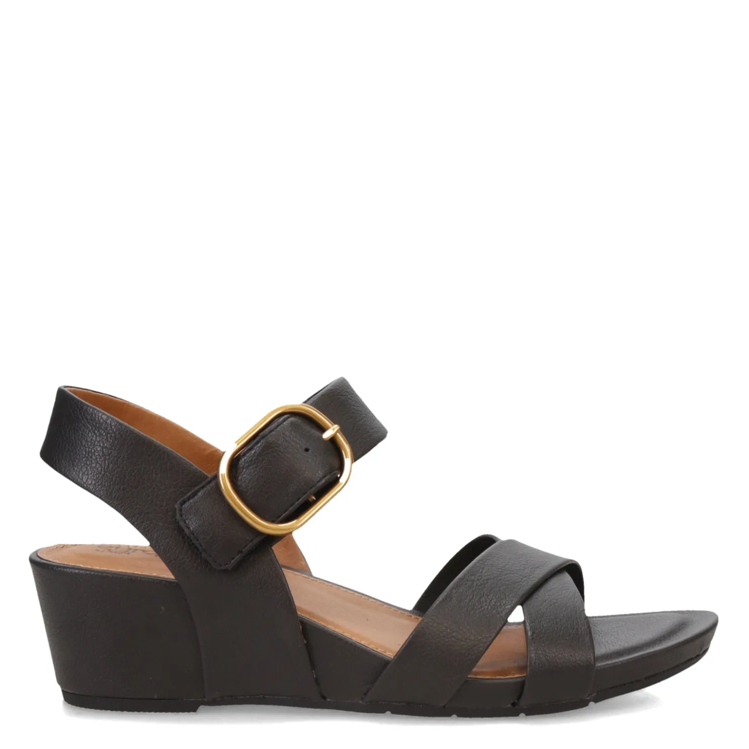 Wedges*Eurosoft by Sofft Women's , Rowe Sandal Black