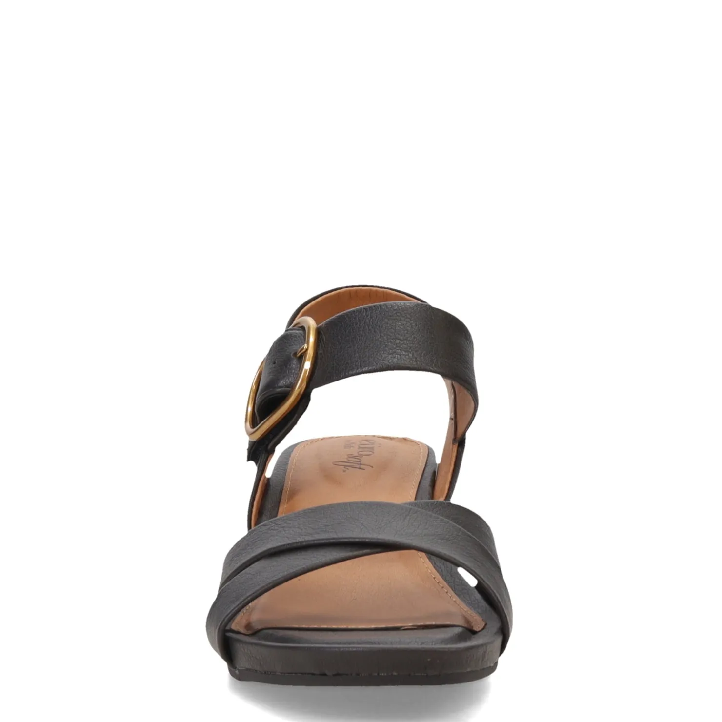 Wedges*Eurosoft by Sofft Women's , Rowe Sandal Black