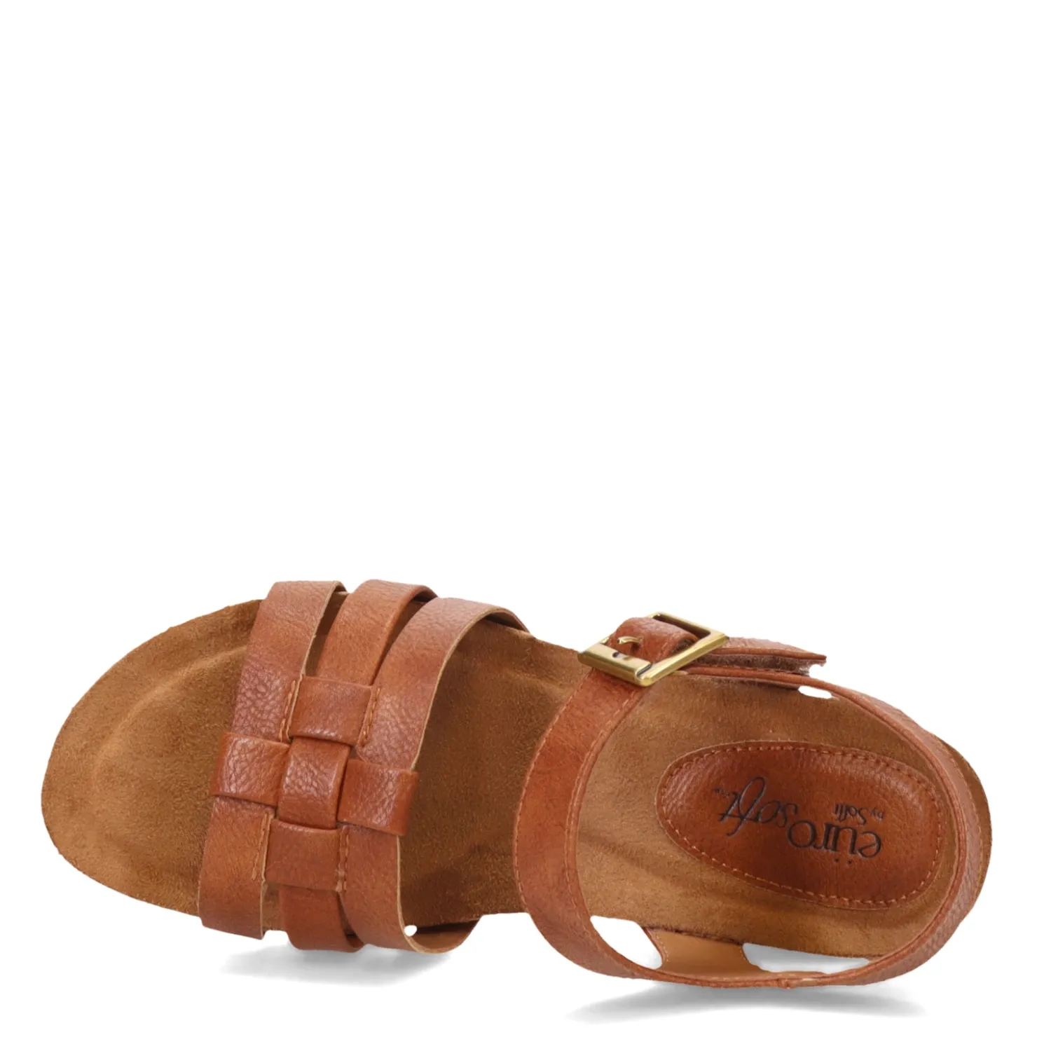 Wedges*Eurosoft by Sofft Women's , Ericka Sandal Luggage