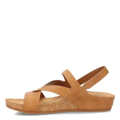 Wedges*Eurosoft by Sofft Women's Eurosoft, Gianetta Sandal Luggage Brown