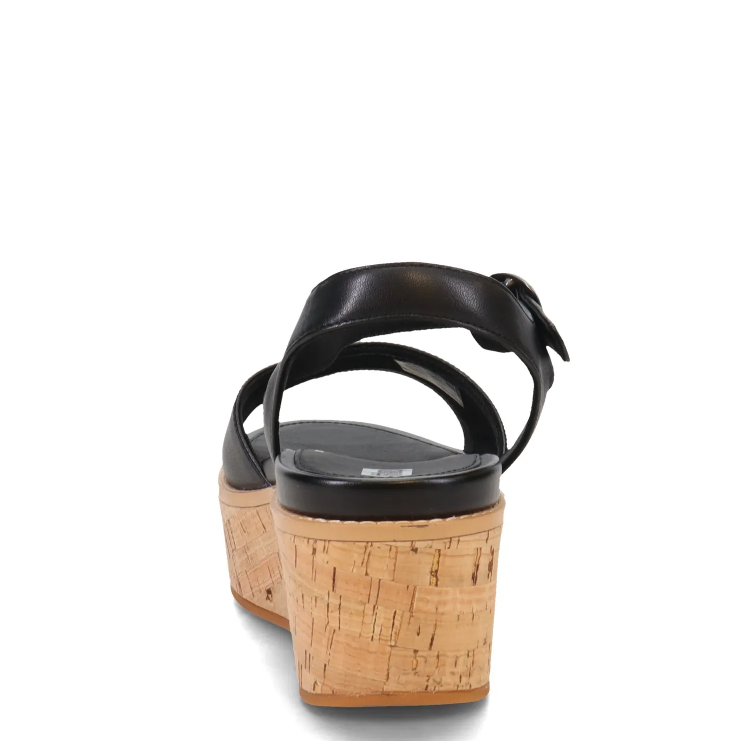 Wedges*FitFlop Women's , Eloise Cork Wrap Strap Sandal Black