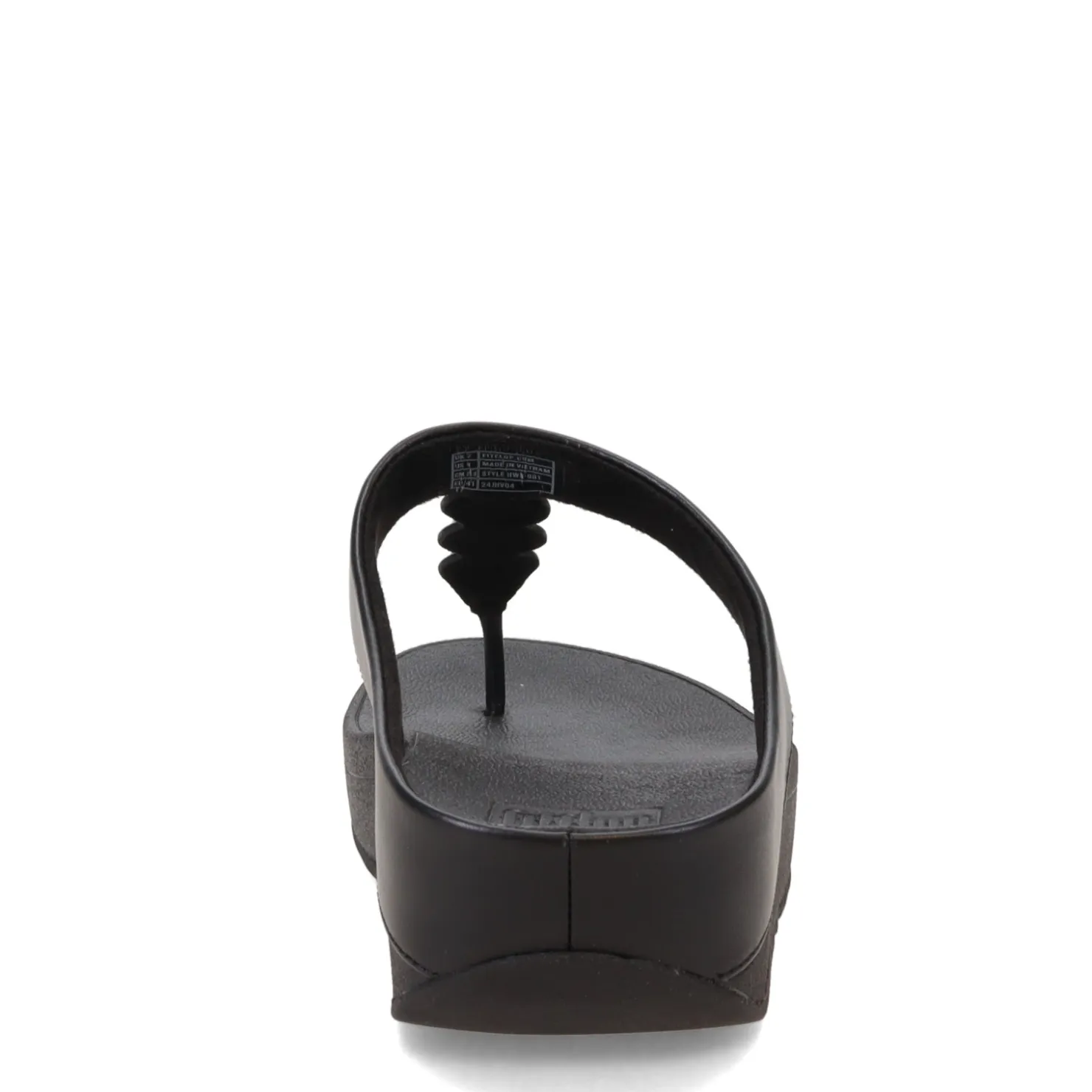 Wedges*FitFlop Women's , Fino Mirror Dome Toe-Post Sandal Black