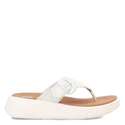 Flip Flops*FitFlop Women's , F-Mode Canvas Flatform Thong Sandal Blue