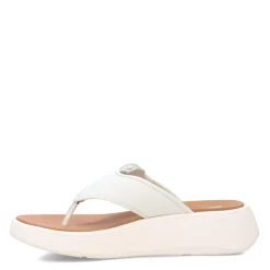 Flip Flops*FitFlop Women's , F-Mode Canvas Flatform Thong Sandal Blue