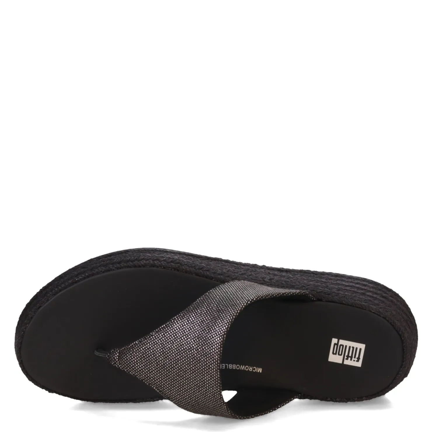 Women's , F-Mode Espadrille Glitz Thong Sandal|FitFlop Best