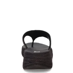 Women's , F-Mode Espadrille Glitz Thong Sandal|FitFlop Clearance