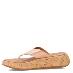 Flip Flops*FitFlop Women's , F-Mode Flatform Toe Post Sandal Rose Gold
