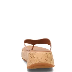 Flip Flops*FitFlop Women's , F-Mode Flatform Toe Post Sandal Rose Gold
