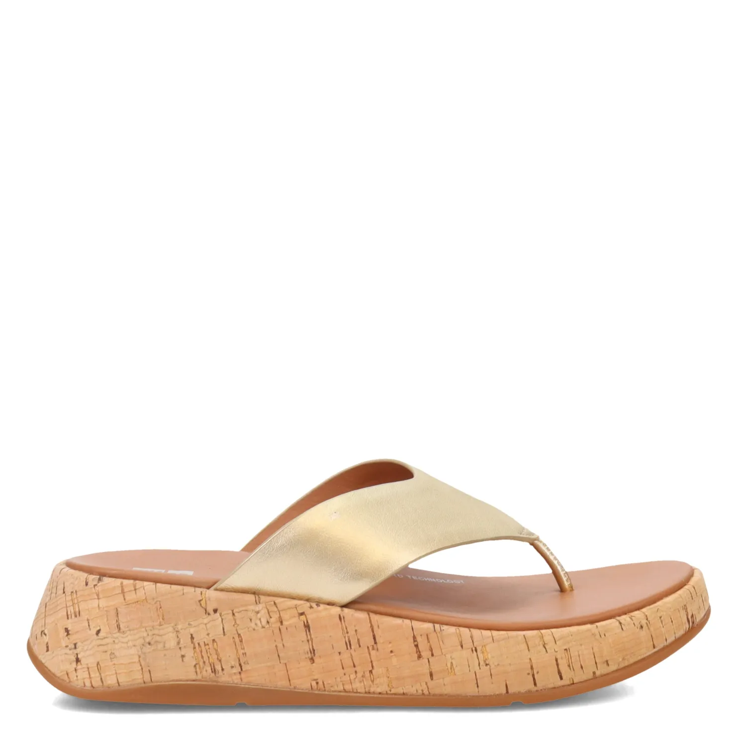 Flip Flops*FitFlop Women's , F-Mode Flatform Toe Post Sandal Platinum
