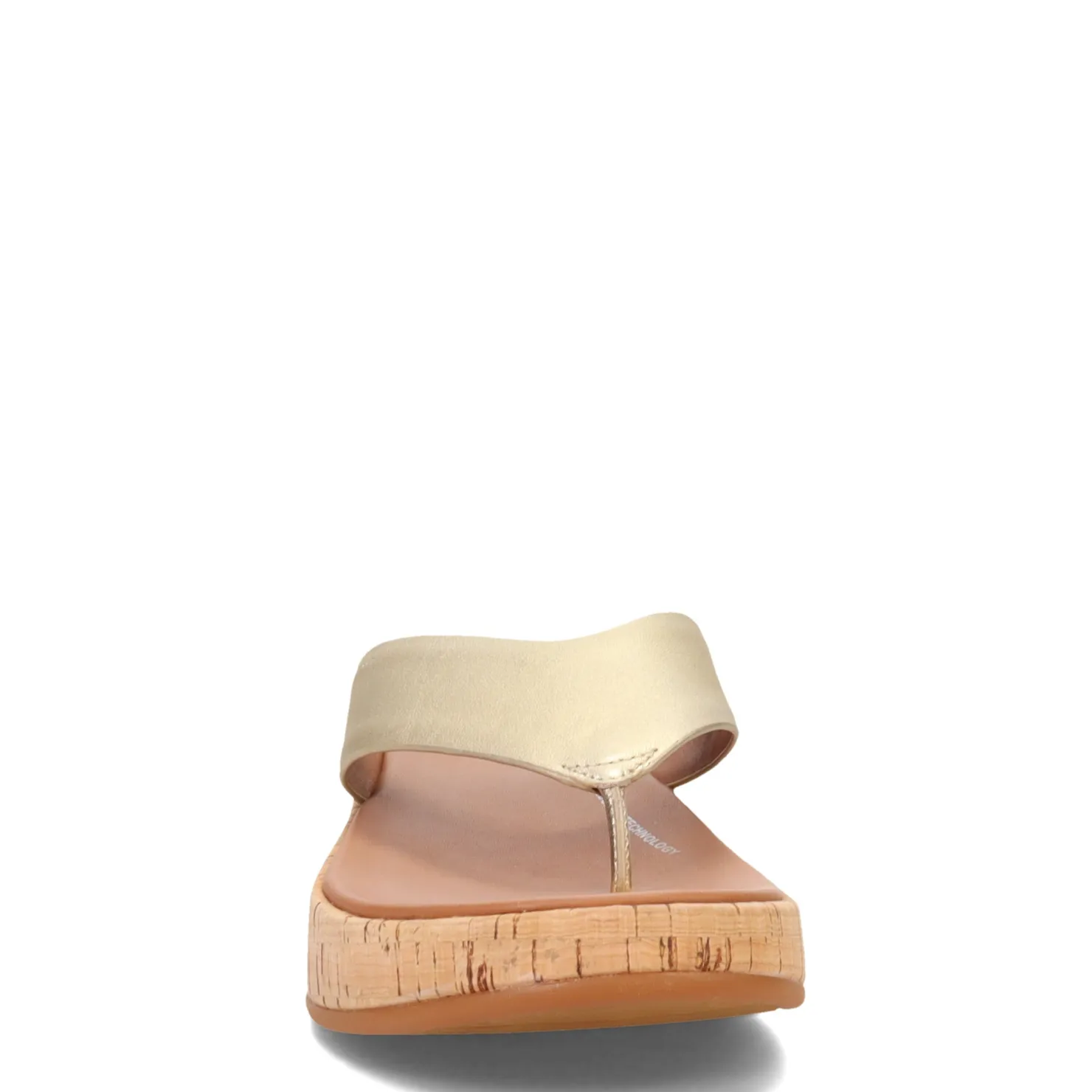 Flip Flops*FitFlop Women's , F-Mode Flatform Toe Post Sandal Platinum