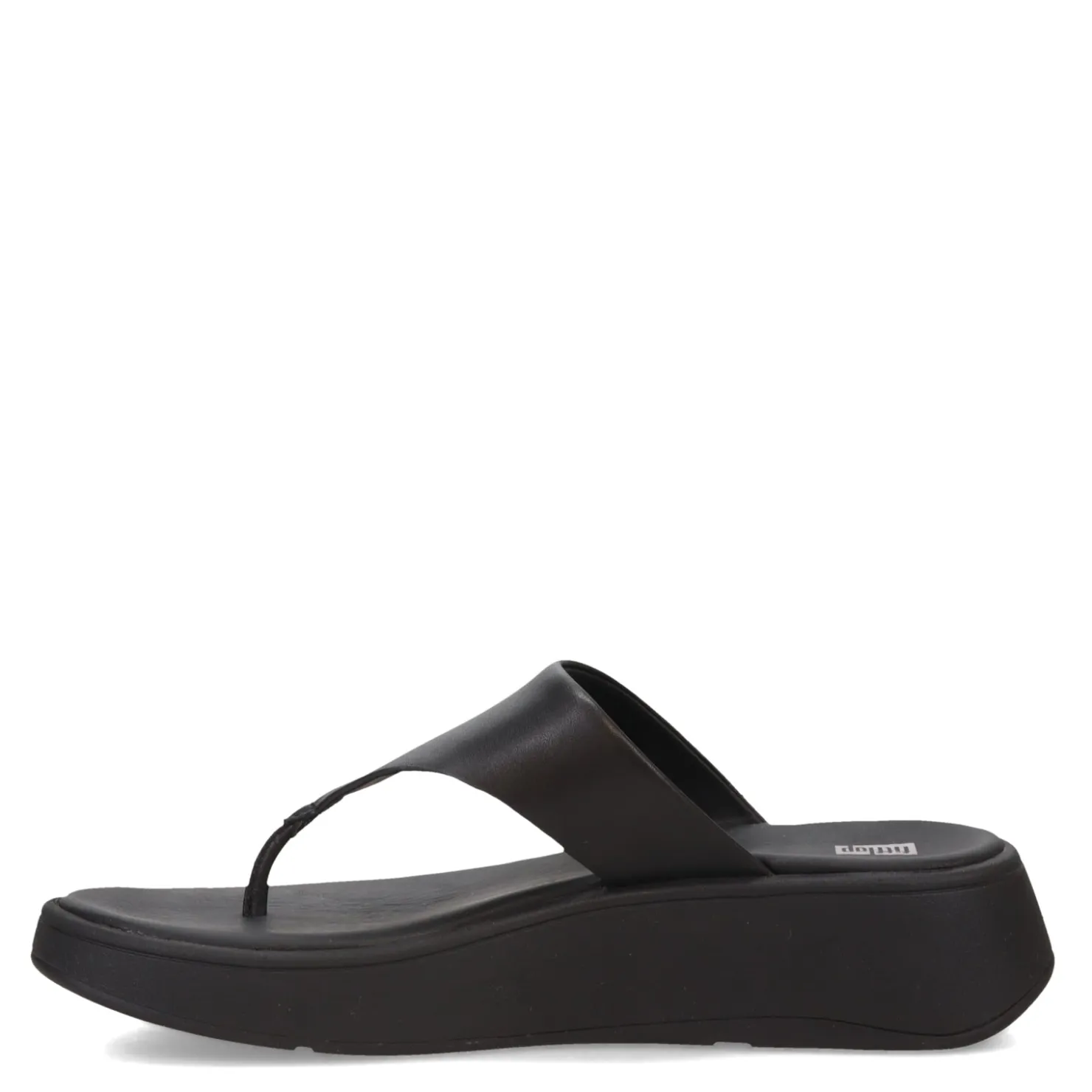 Flip Flops*FitFlop Women's , F-Mode Flatform Toe-Post Sandal Black